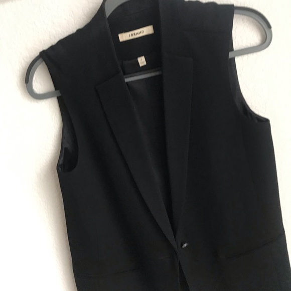 J Brand Poitier Black Tuxedo Vest - Picture 5 of 5